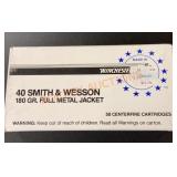 40 Smith&wesson 180 Grain, 100 Rounds