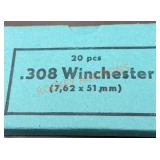 .308 Windchester 7,62x51mm, 100 Rounds