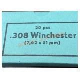 .308 Windchester 7,62x51mm, 100 Rounds