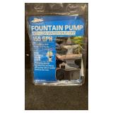 Fountain Pump with water shut off