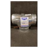 6"x 6"x6" Galvanized Tee Stove Pipe