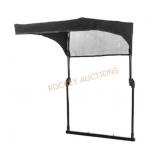 Collapsible Sun Shade for Riding Mowers