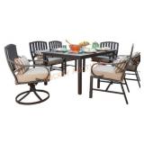 6pc Allen and Roth Patio Dining Chair Set