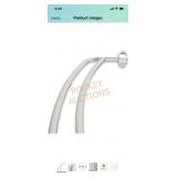 Double Curved Shower Rod 45-72"