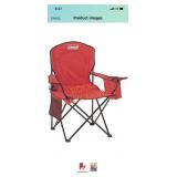 Coleman Bag Chair Color Red