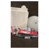 Miscellaneous Lot Globe fixture, KWIKSET and