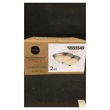 Set of 2 Flushmount Ceiling Fixtures