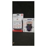 Aitiee Wireless Car Charger & GE 6 Outlet Tap