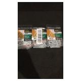 3 Packs of White Screws