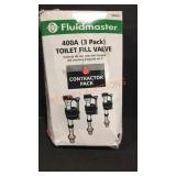 Pack of 3 Toilet Fill Valves
