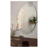 Allen + Roth Pivoting Oval Mirror