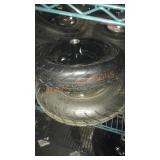 Set Of Two 4.80/4.00-8 Tires