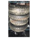 Set Of Four 4.00-6 Tires