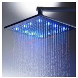 Square LED 8" Shower Head