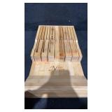 In-Drawer Bamboo Knife Block