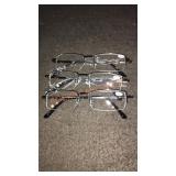 3 Pair of +1.50 Reading Glasses