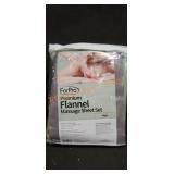 For Pro Flannel Massage Table Sheet Set