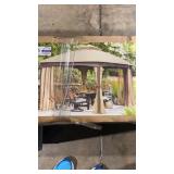 Allen & Roth Gazebo Brown Finish Heavy Duty