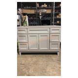 Vanity cabinet- no top- no drawer/door pulls,