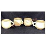Frankoma Pottery Set 4 Cups