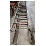Vintage Wooden Extension Ladder