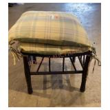 Twig Style Cushioned Foot Stool