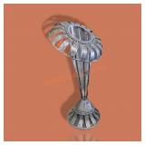 Metal Art Covered Glass Vase