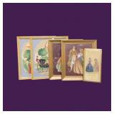 Lot Of Framed Prints Largest 17 1/2x 19 1/2"