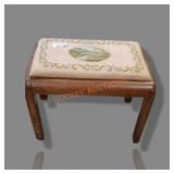 Cross Stitch Foot Stool