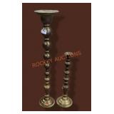 Tall Brass Candlesticks