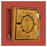 German Bible, Old Photo Album, Old Ledger Book.