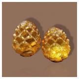 Pine Cone Shaped Amber Lights