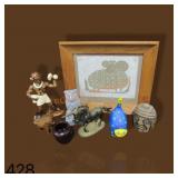 Framed Ram Print, Solid Brass Unicorn And More