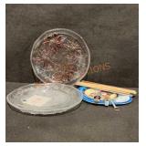 Variety Lot Plates,watch,whistle,advertising