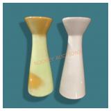 Pair Frankoma Pottery Vases 7"