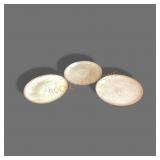 3 Frankoma  8" Plates Herbert Hoover