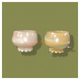 Pair Frankoma Pottery Bowls 23s-5"