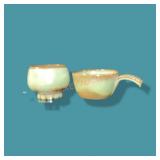 2 Frankoma Pottery Pcs.23s & 5fd