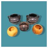 5 Pottery Planters