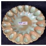 Frankoma Pottery Egg Plate 819