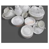 Tote Of Partial Set Of 1990 "camelot China"