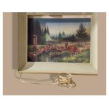 Vintage Lighted Frame With Print