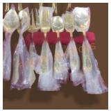 Gold Stainless Flatware Service For 8