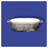 Cast Iron Oval Pan 7 1/2"x 12"x 4"high