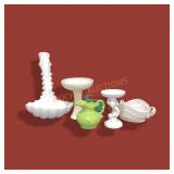 Tray Lot Pottery Ceramic Itens