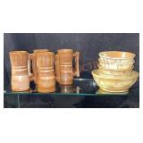 Frankoma Pottery Demmitisse & Bowls