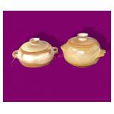 Pair Frankoma Pottery Casseroles