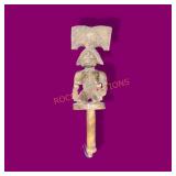 Wooden Figure /handle 19" African?