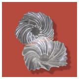 Clear Glass Art Deco Dishes