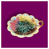 Majolica Plate /handle - No Mark